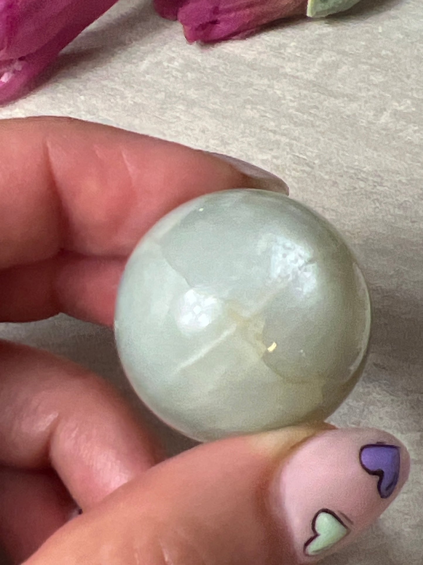 Sage Green Moonstone Sphere