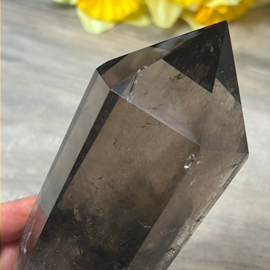 Smoky Quartz Point Wand