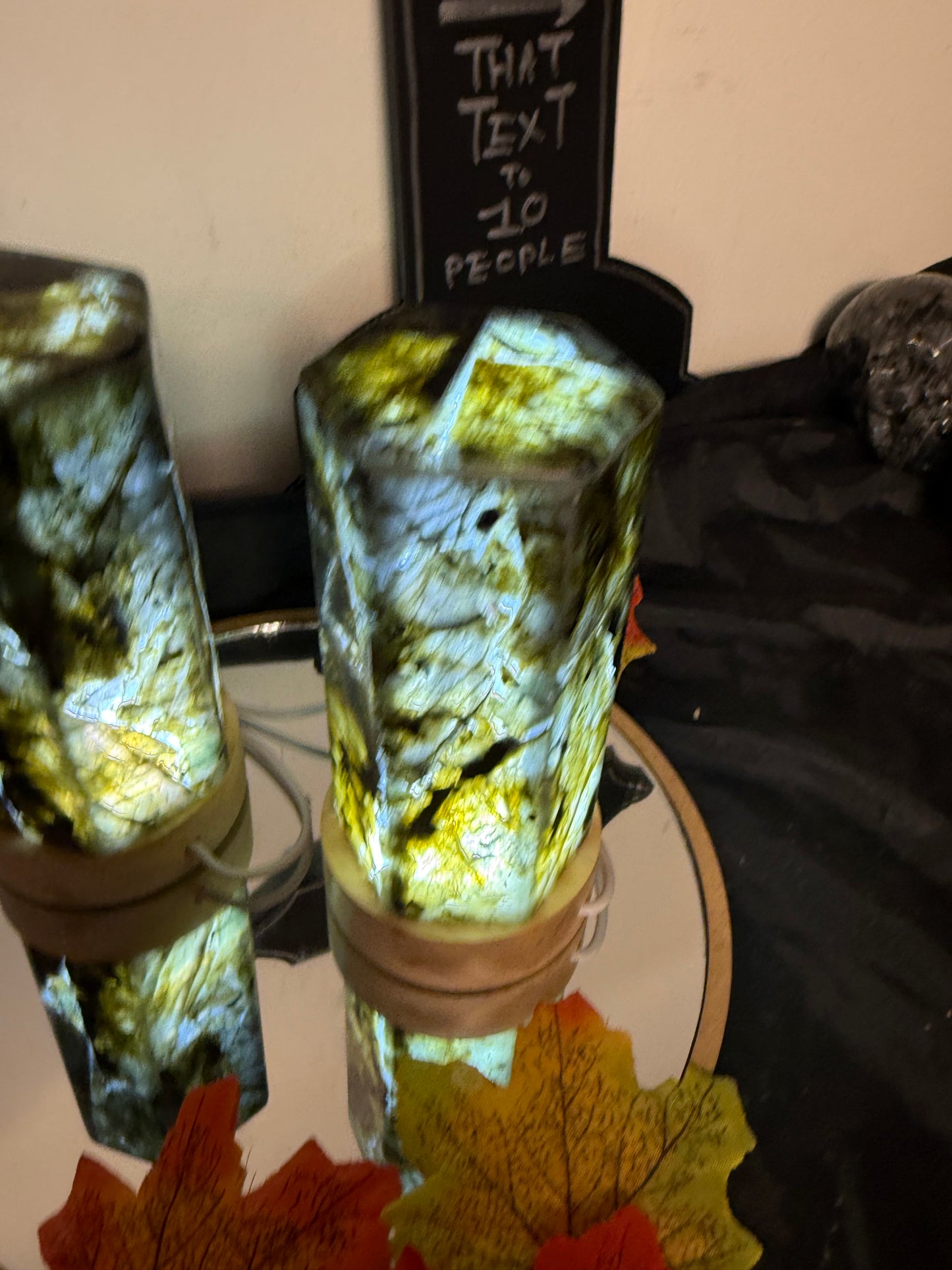 Lab Labradorite Lamp