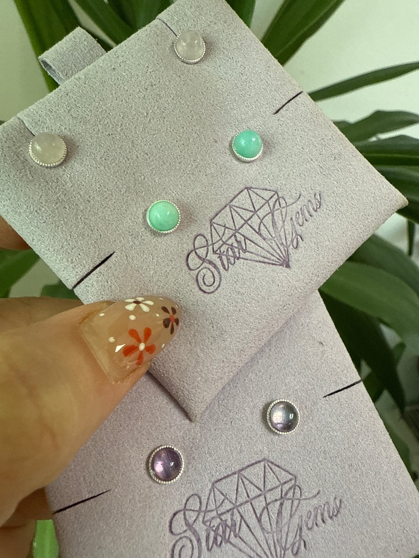 SCG Handmade 925 Sterling Studs Earrings