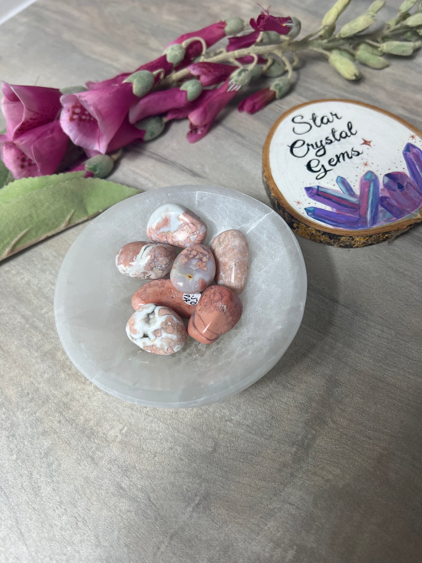 Round Selenite Charging Bowl