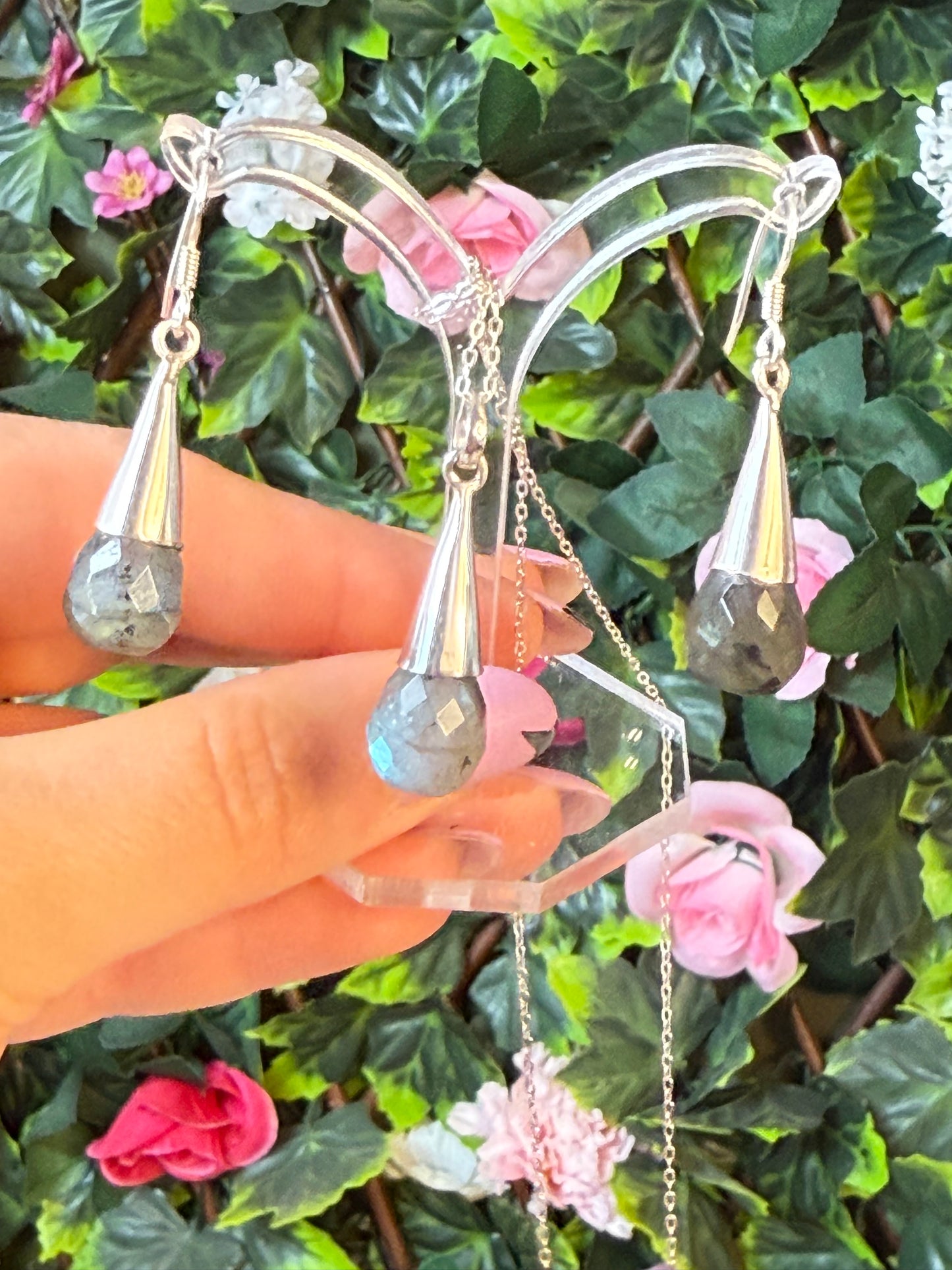 Drop 925 Sterling Silver Earrings