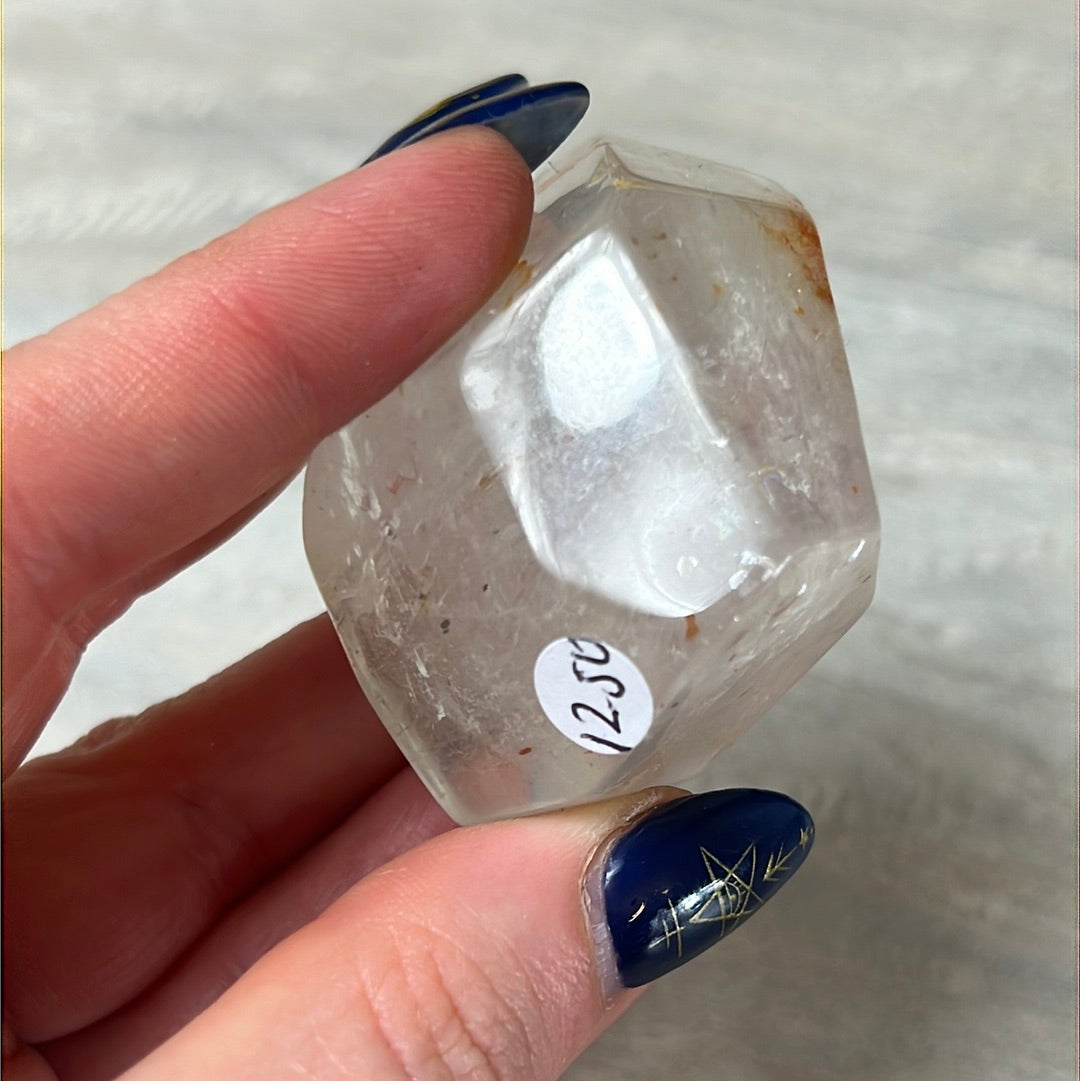 Pyrite in Quartz Freeform Polished Specimen