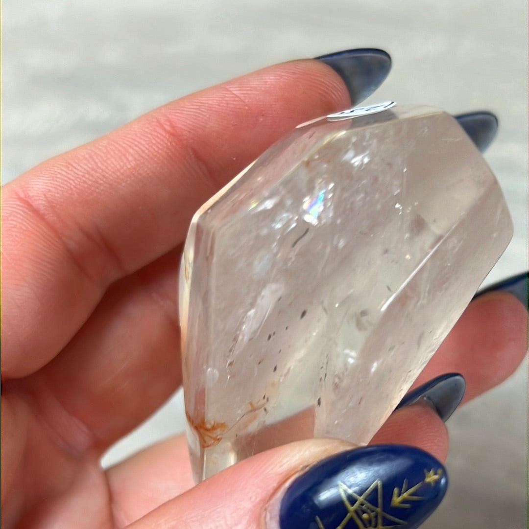 Pyrite in Quartz Freeform Polished Specimen