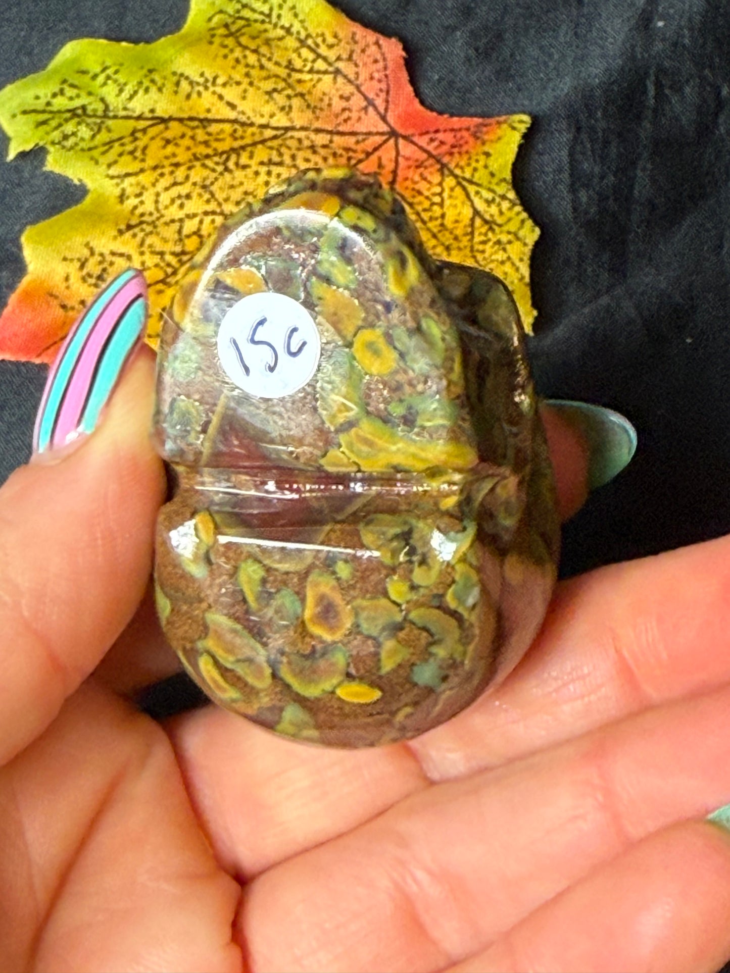 Fruit Jasper Skull