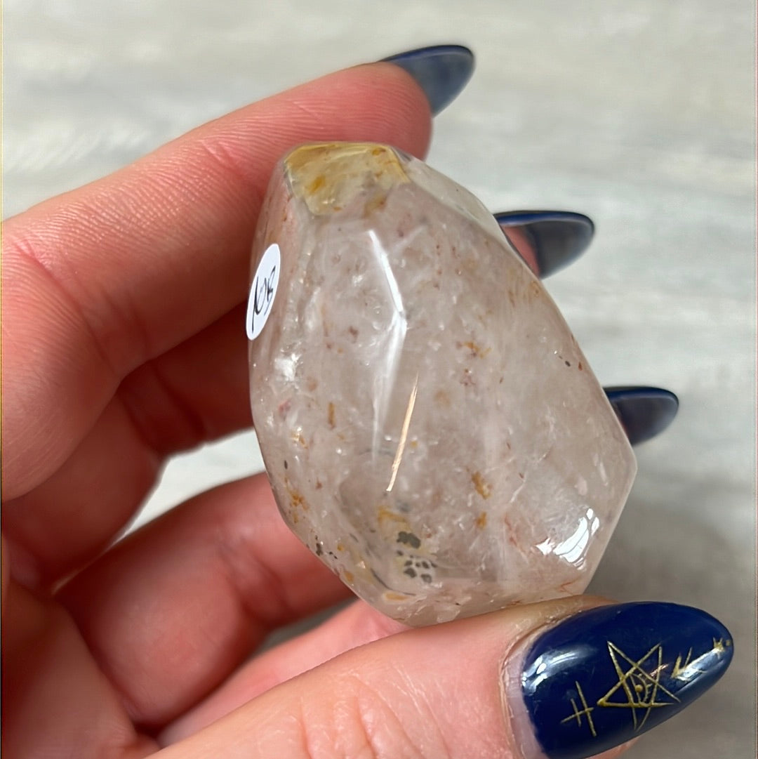 Pyrite in Quartz Freeform Polished Specimen