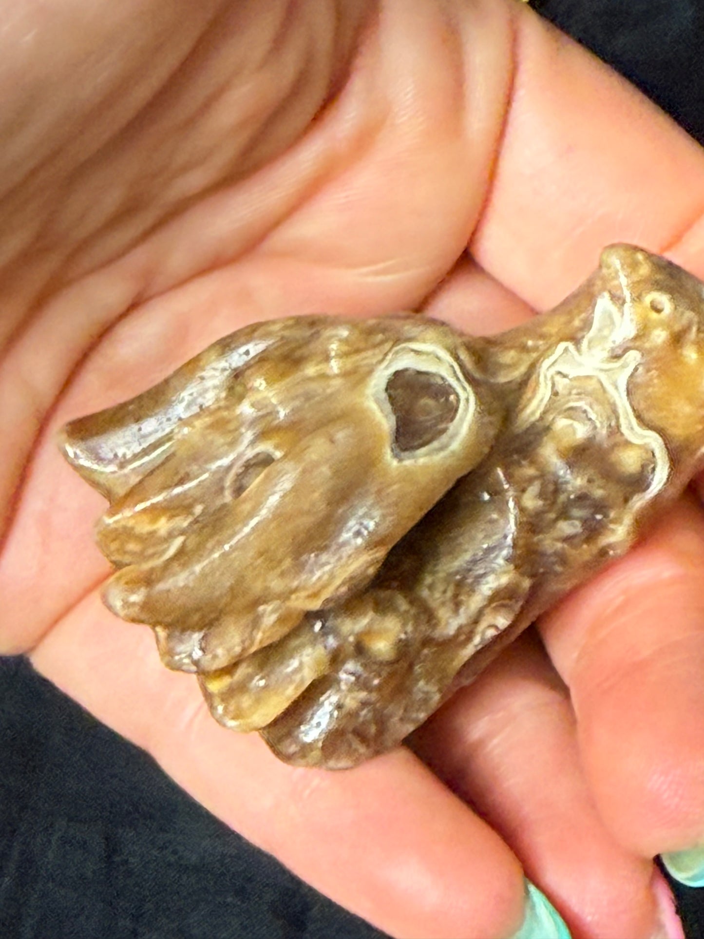 Honey Calcite Dragon