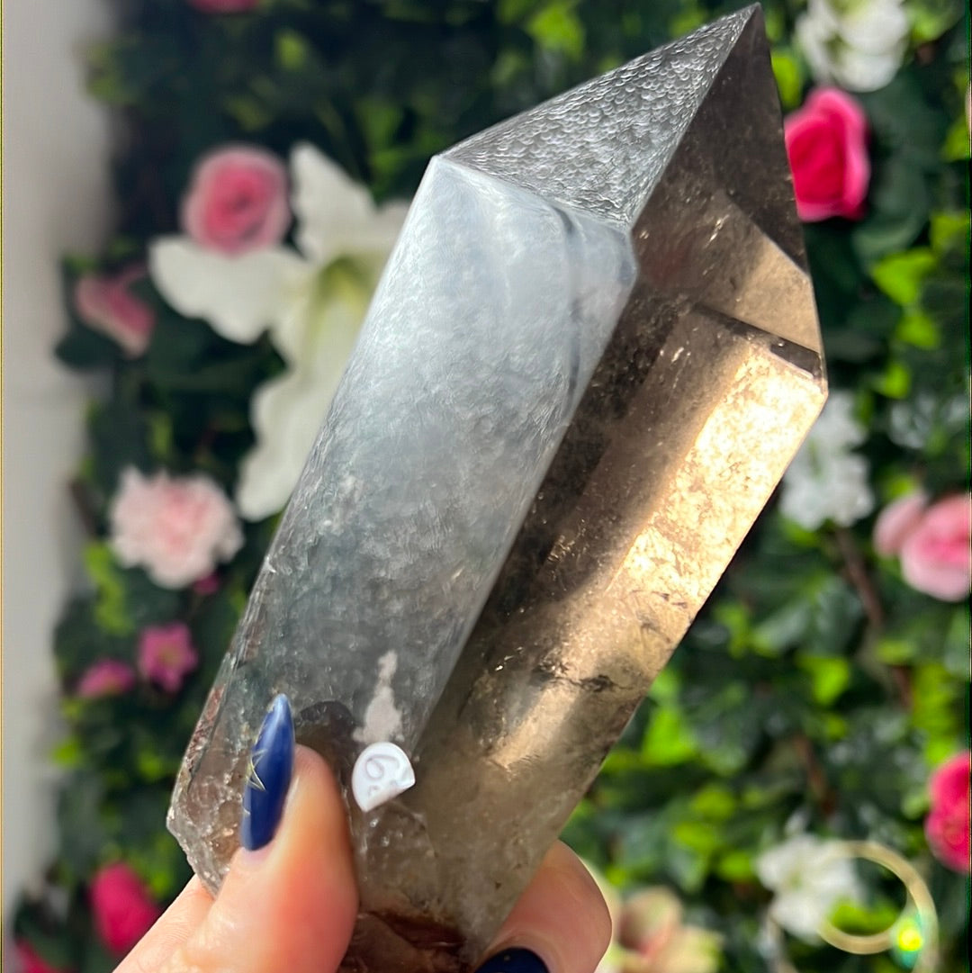 Smoky Quartz Point Wand