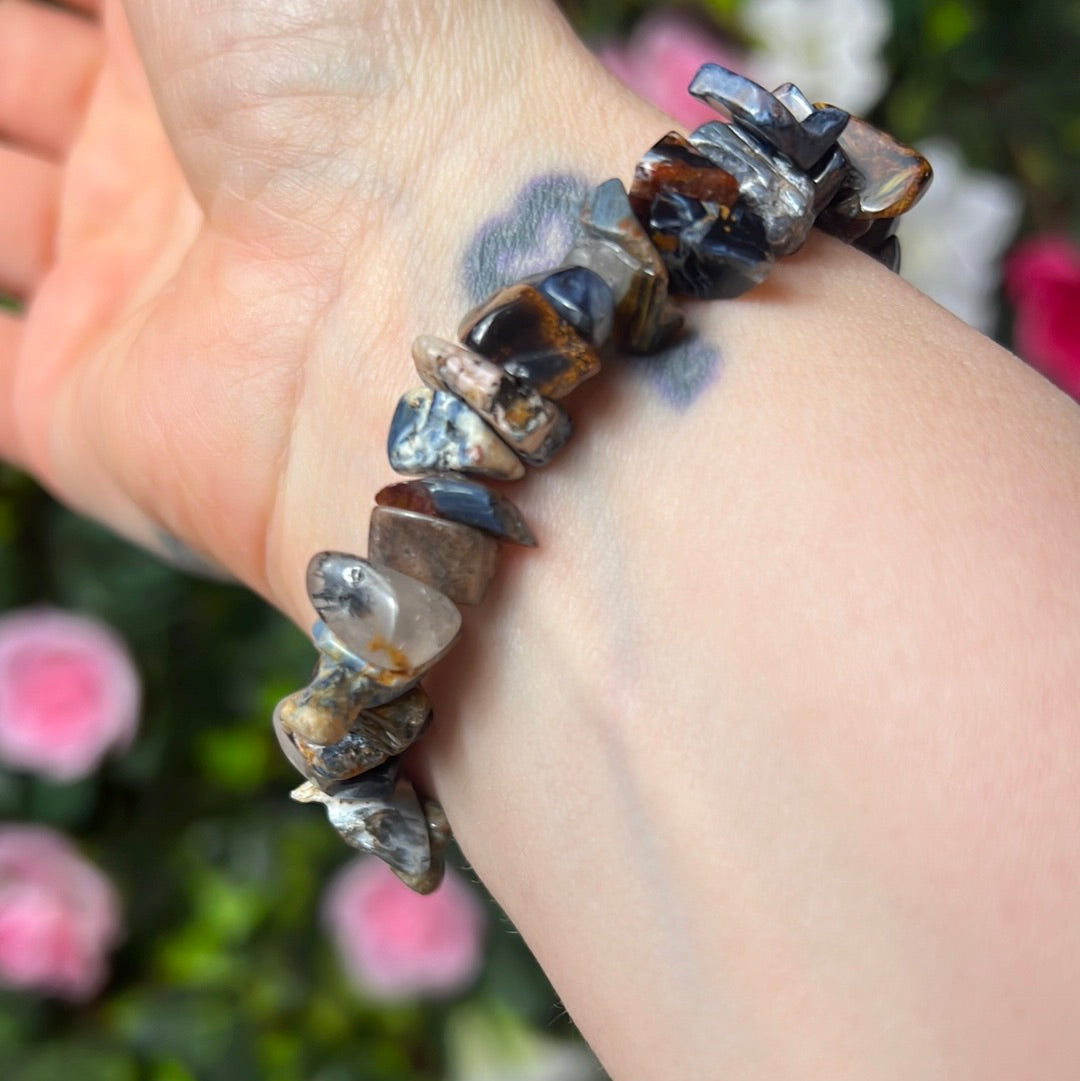 Pietersite Chip Bracelet