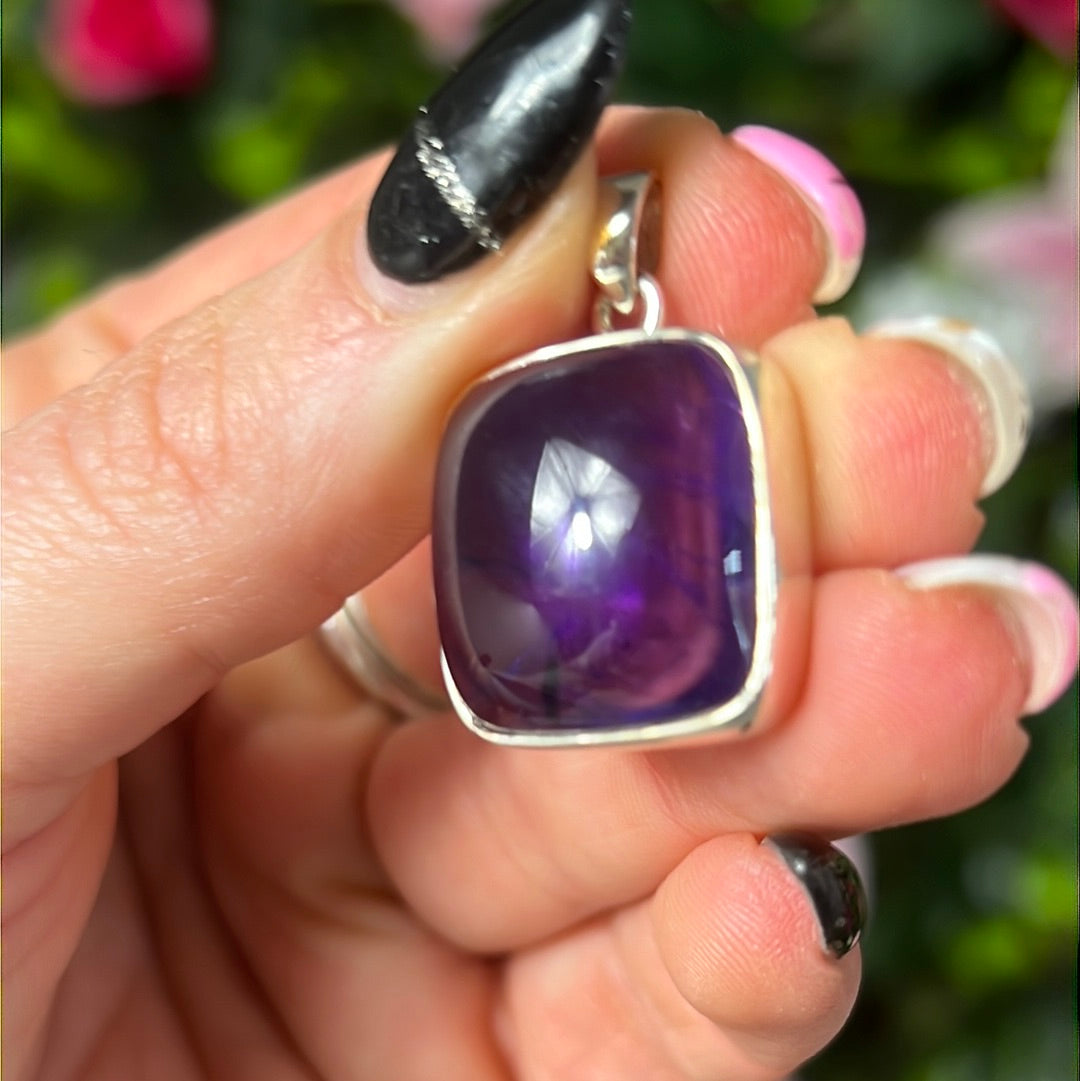 Amethyst 925 Sterling Silver Pendant