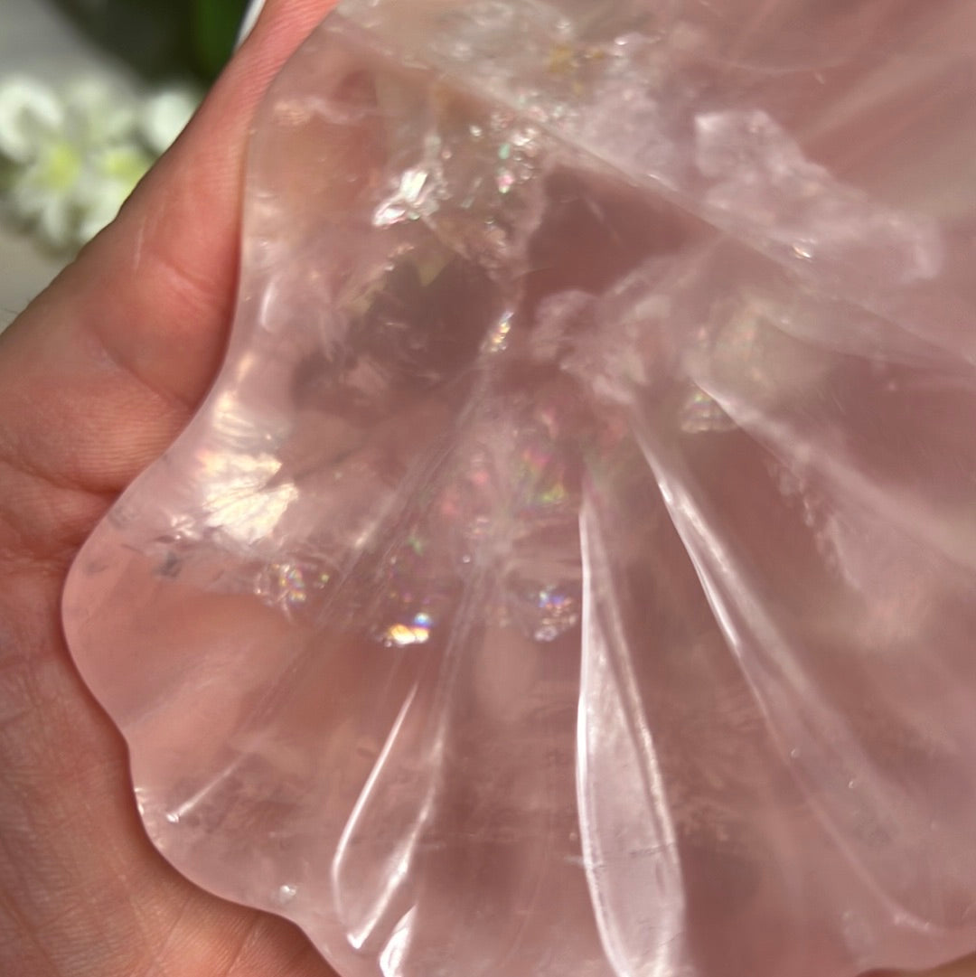Rose Quartz Shell / Charging Bowl