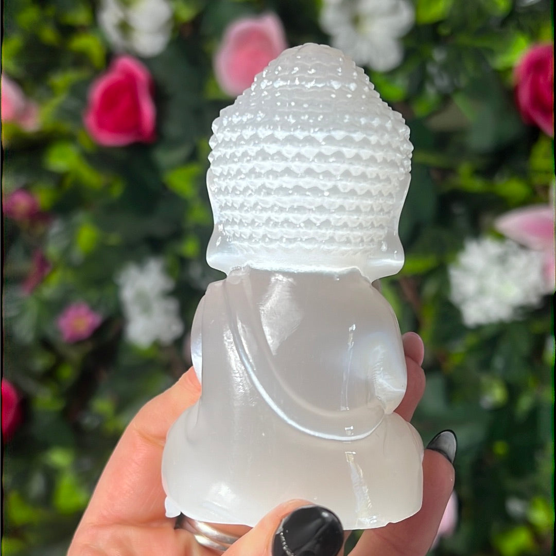 Selenite Buddha