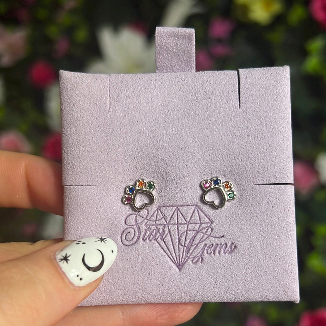 Paw Studs 925 Sterling Silver Earrings