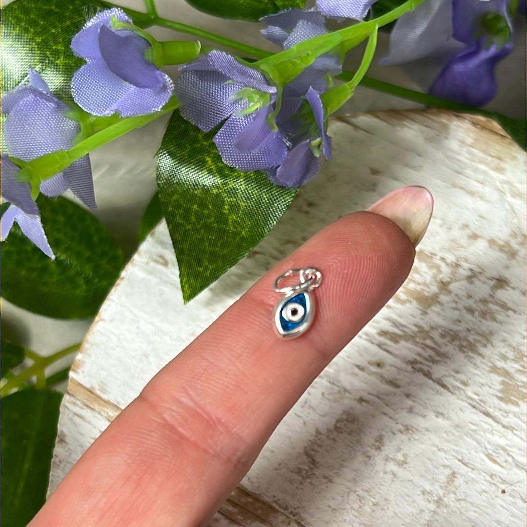 Evil Eye 925 Sterling Silver Pendant Charm