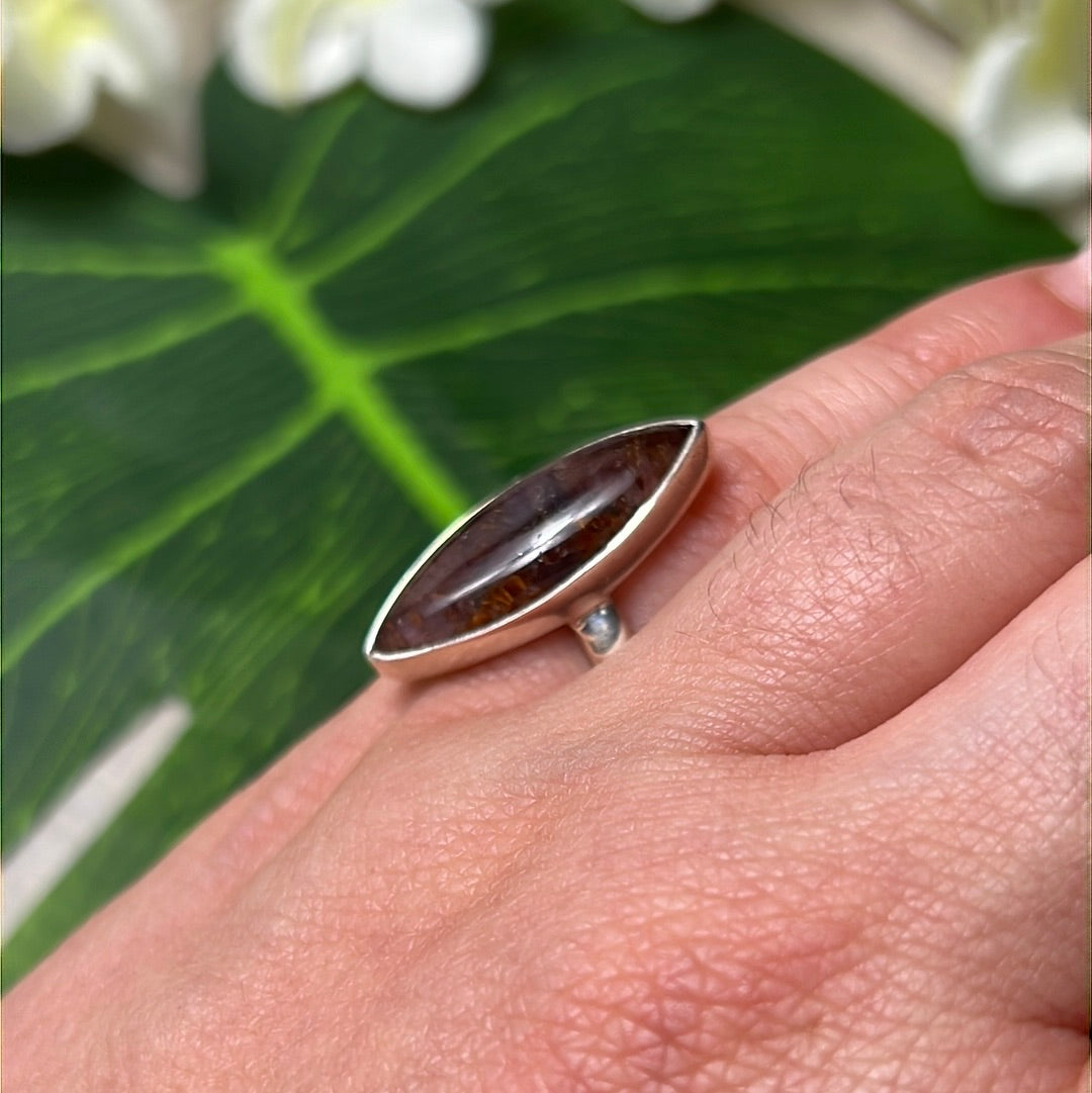 Super Seven 925 Silver Ring -  Size J 1/2