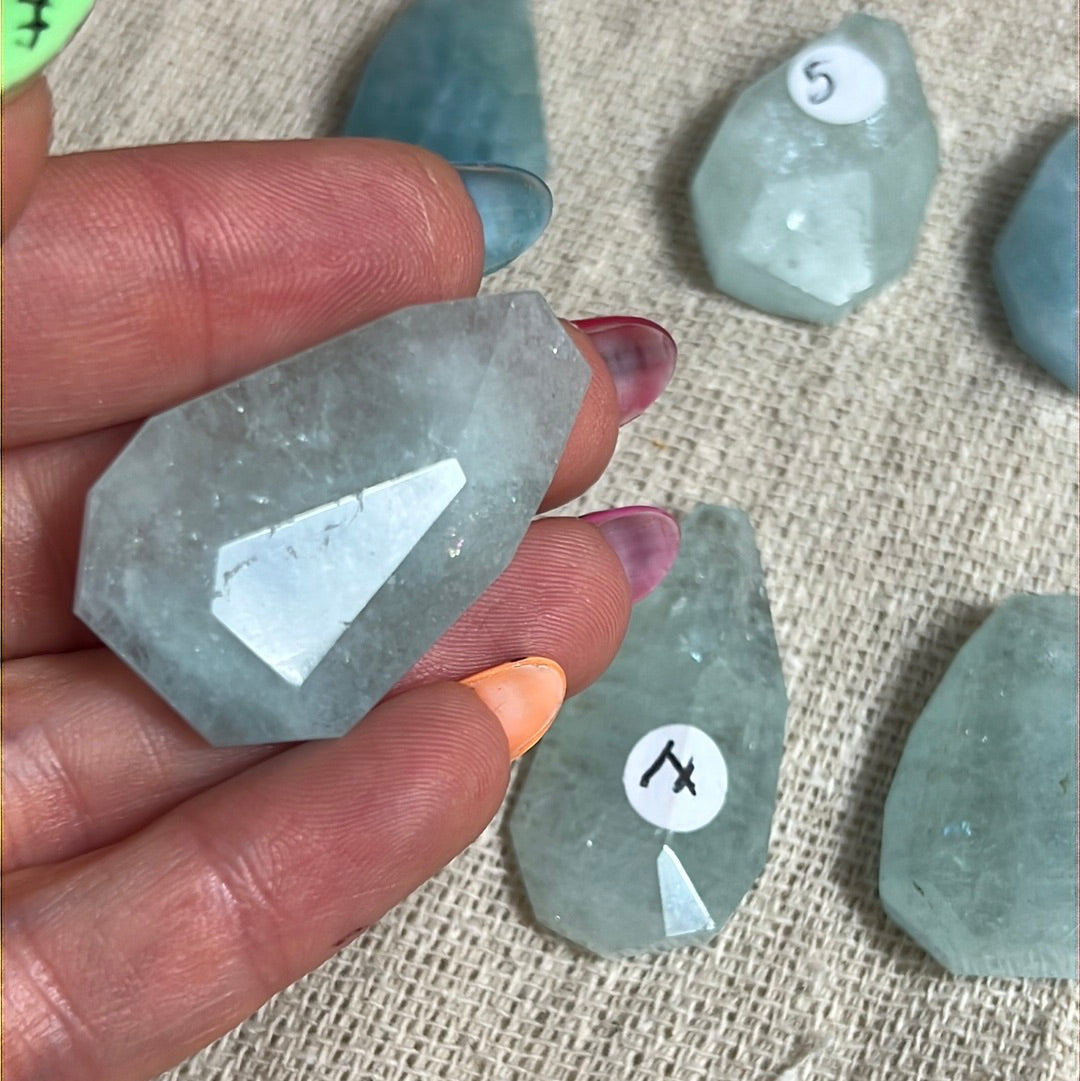 Aquamarine Mini Freeform - AA Grade