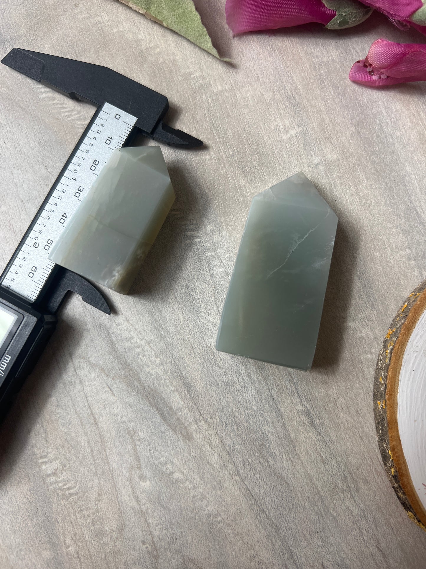 Sage Green Moonstone tower point