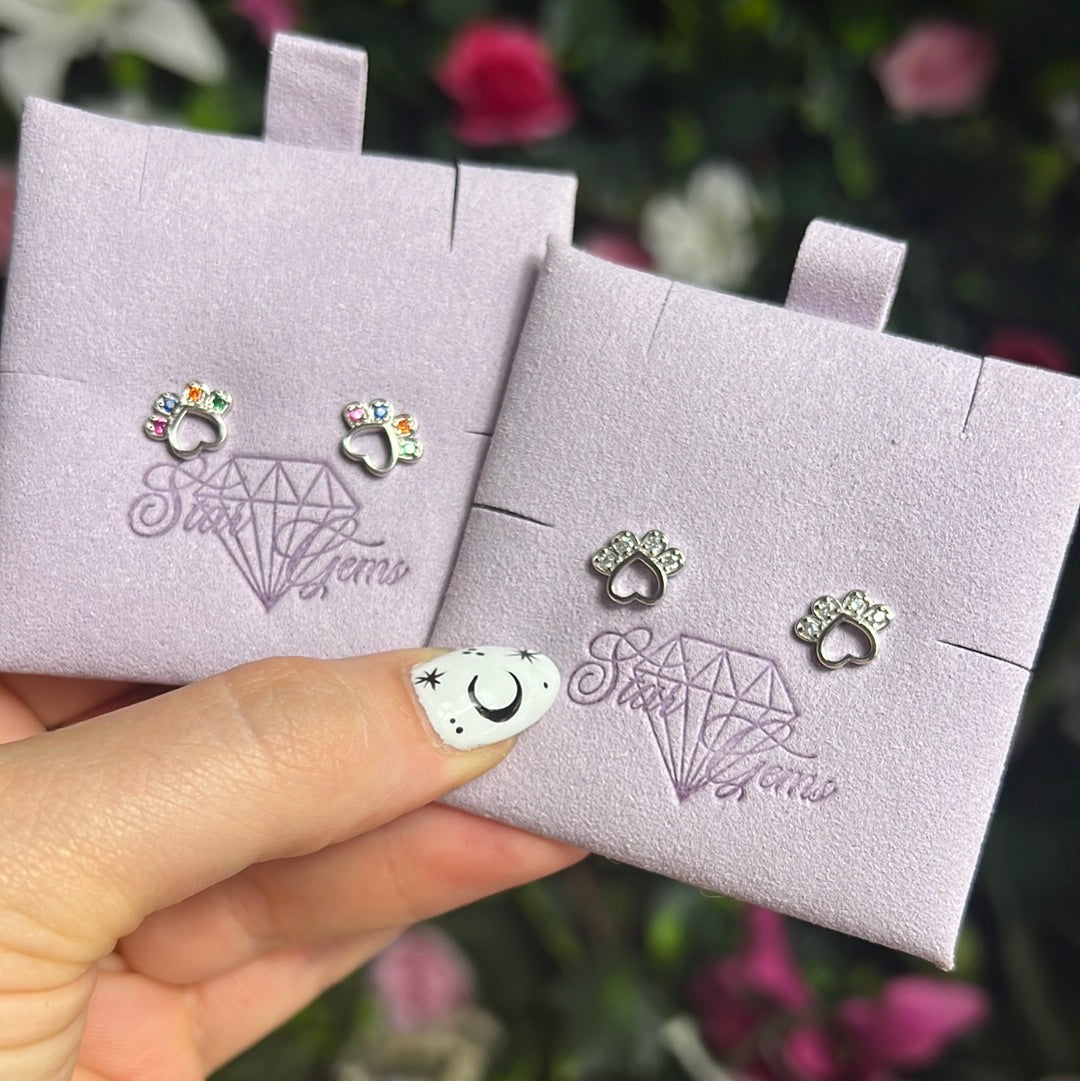 Paw Studs 925 Sterling Silver Earrings