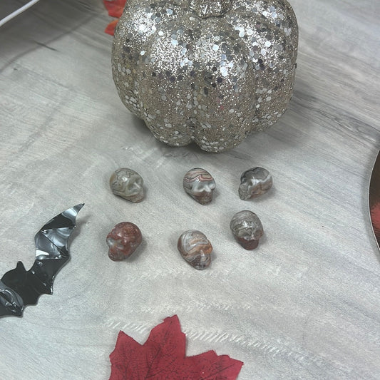 Mini Skull - Mexican Agate