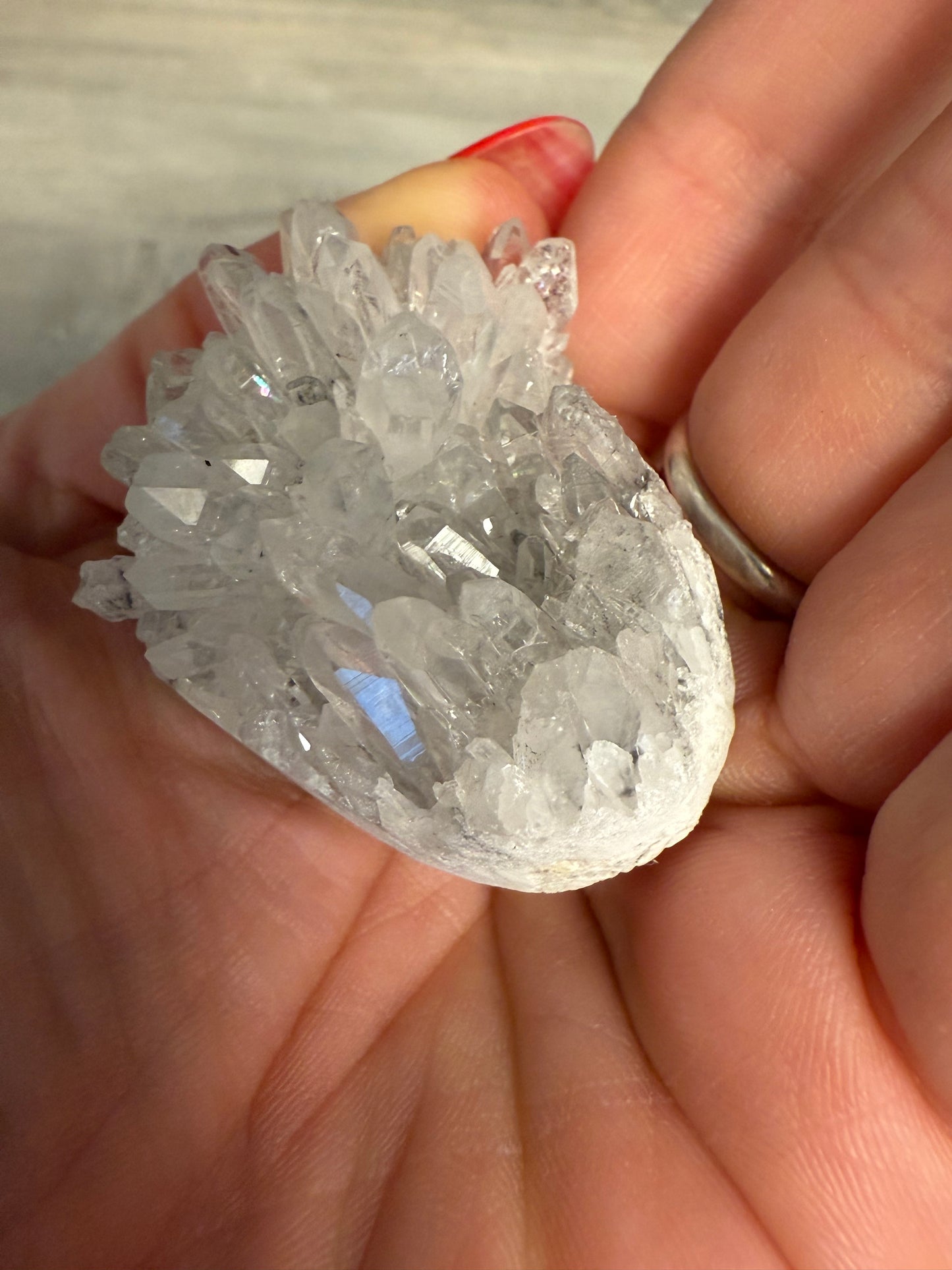 Quartz Cluster Heart