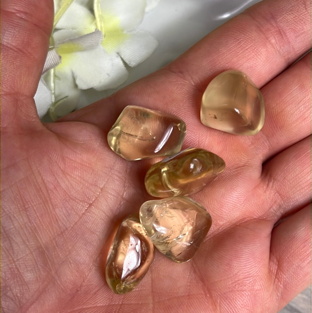 Golden Labradorite Tumble Tumblestone - Bytownite