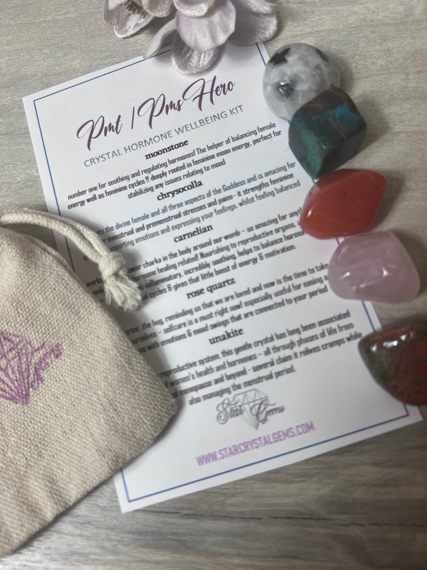 Starcrystalgems - PMT PMS Hero - Tumblestone Kit