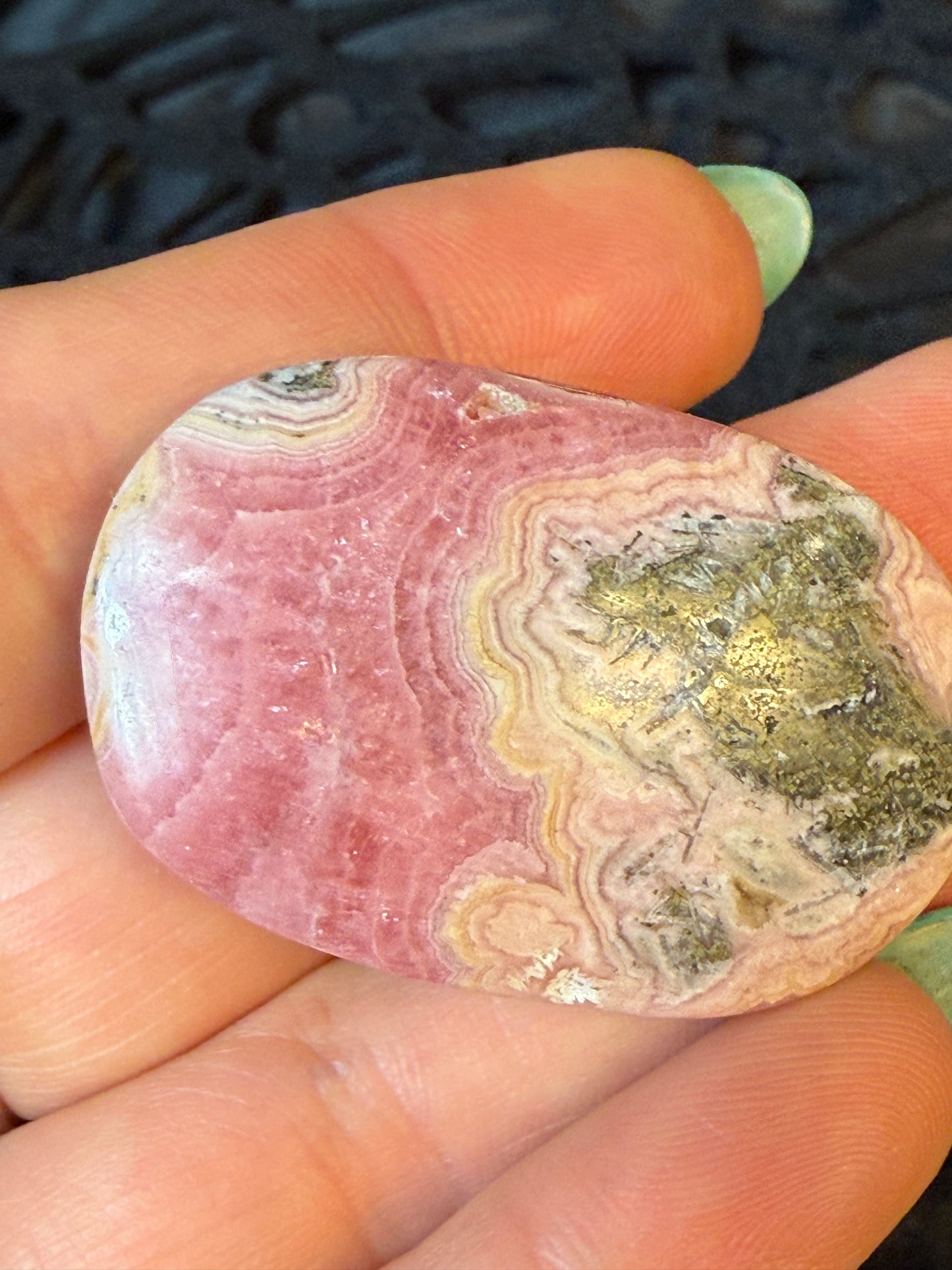 Rhodochrosite Palm