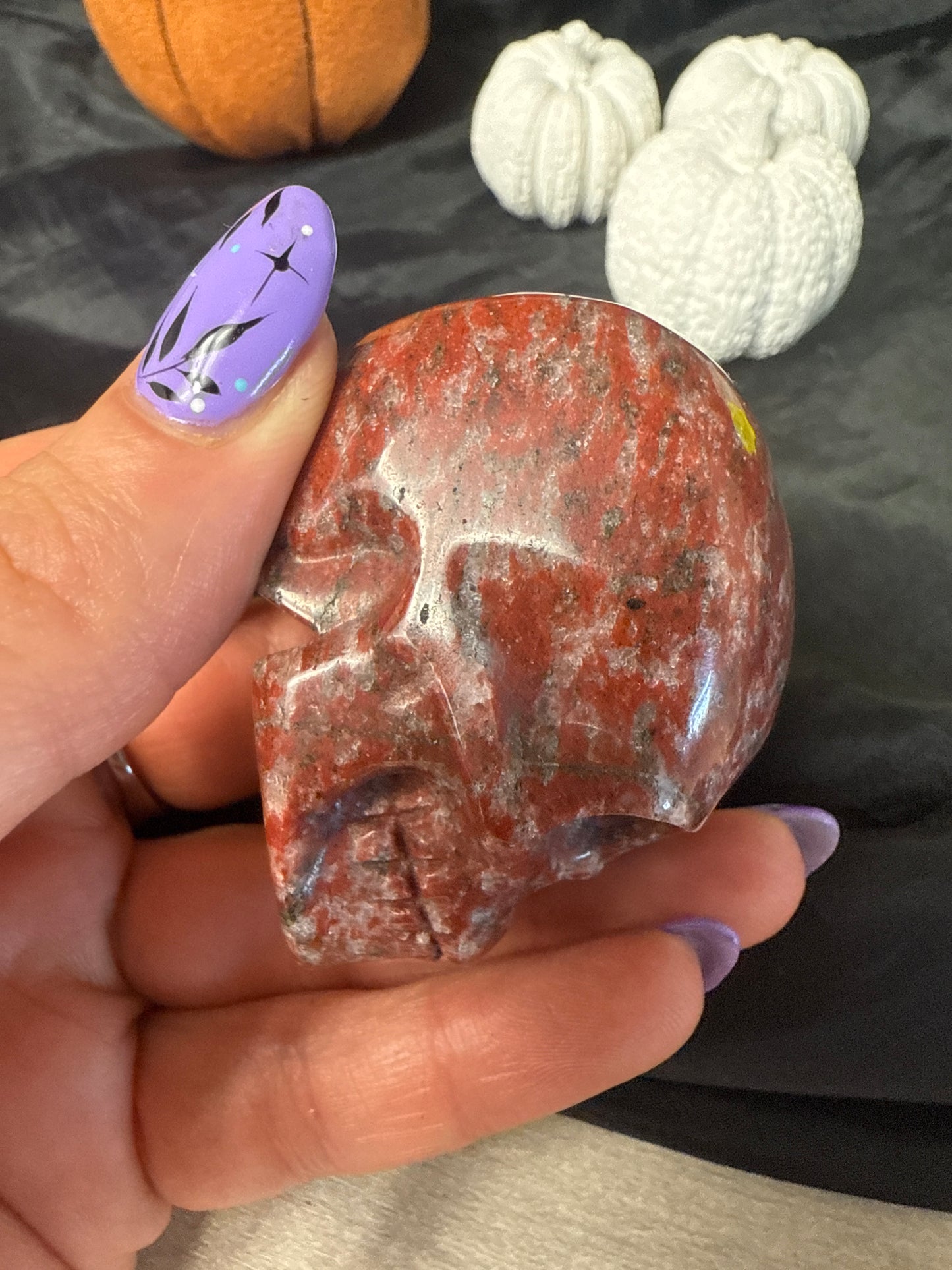 Red Lavakite Skull