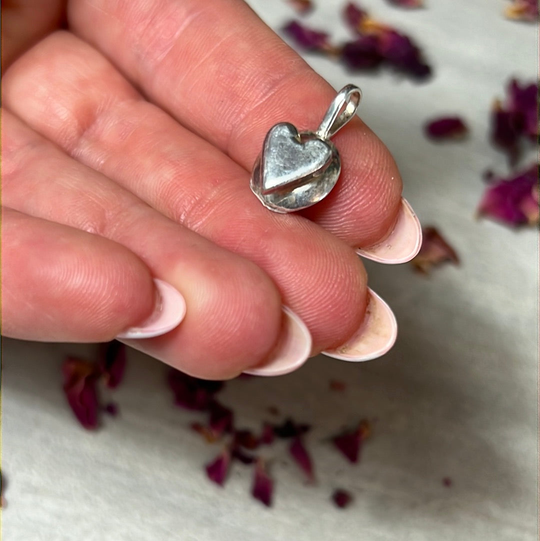 Mini Heart - 925 Sterling Silver Pendant