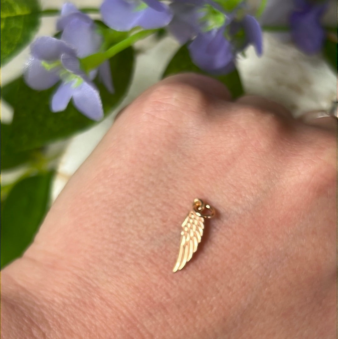 Angel Wing 925 Sterling Pendant Charm