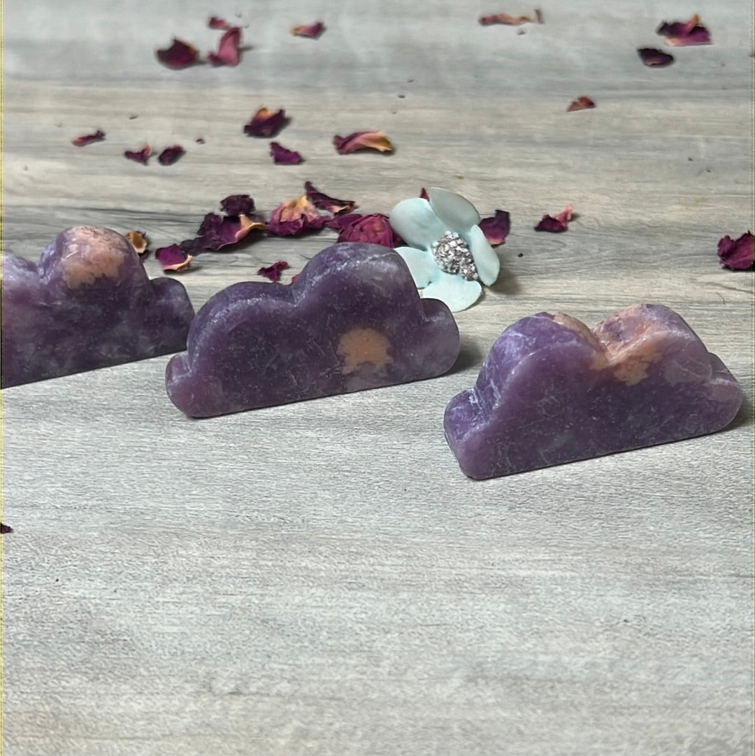 Lepidolite with stillbite Cloud