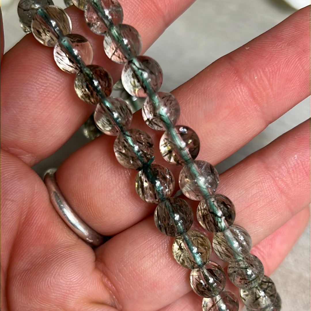 AA Green Rutile Bracelet