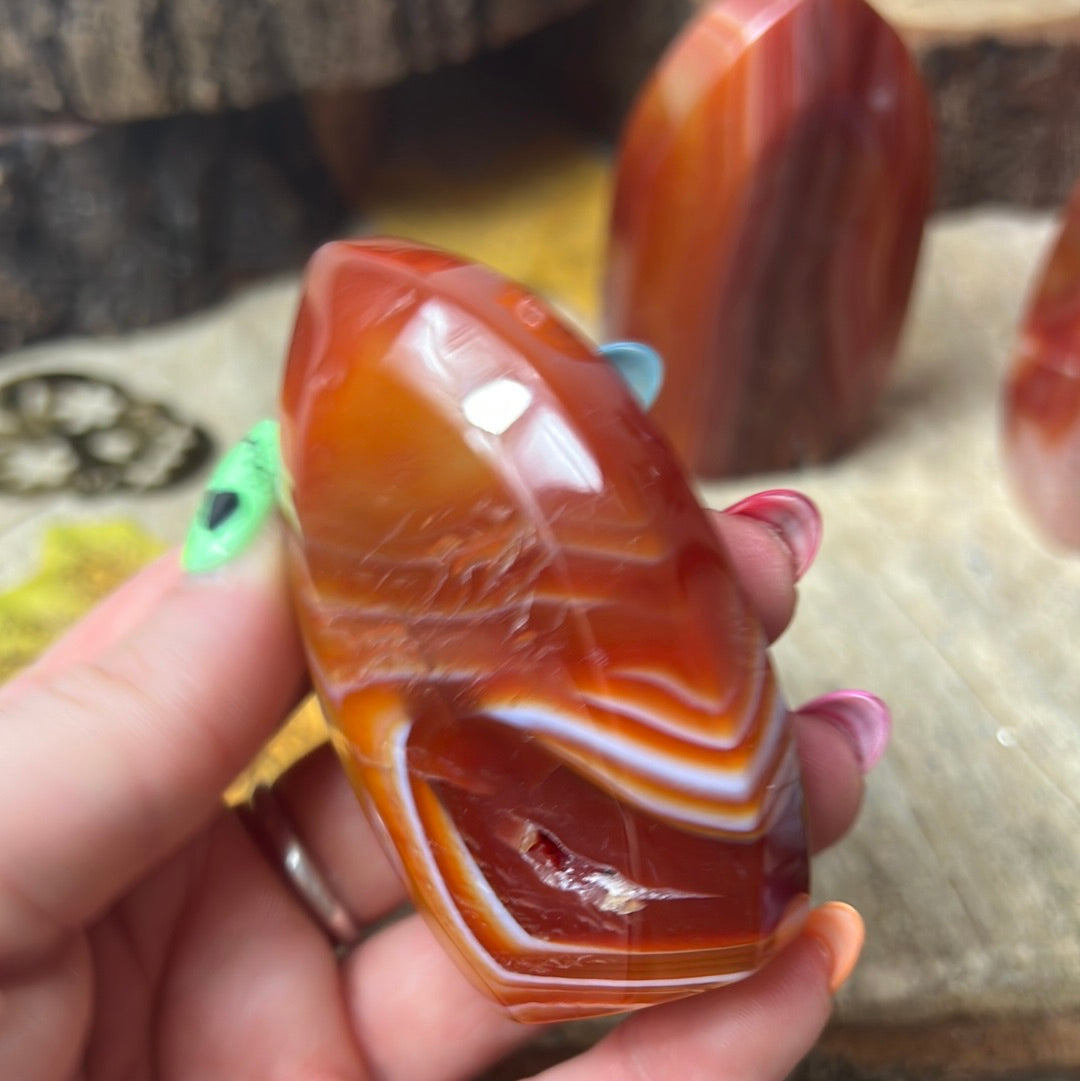 Banded Carnelian Freeform