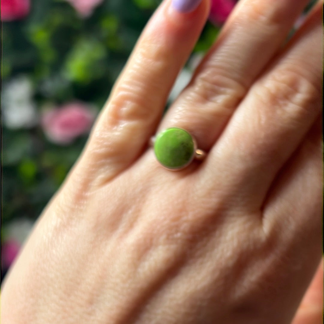 Gaspiete 925 Silver Ring - Size L 1/2 - M