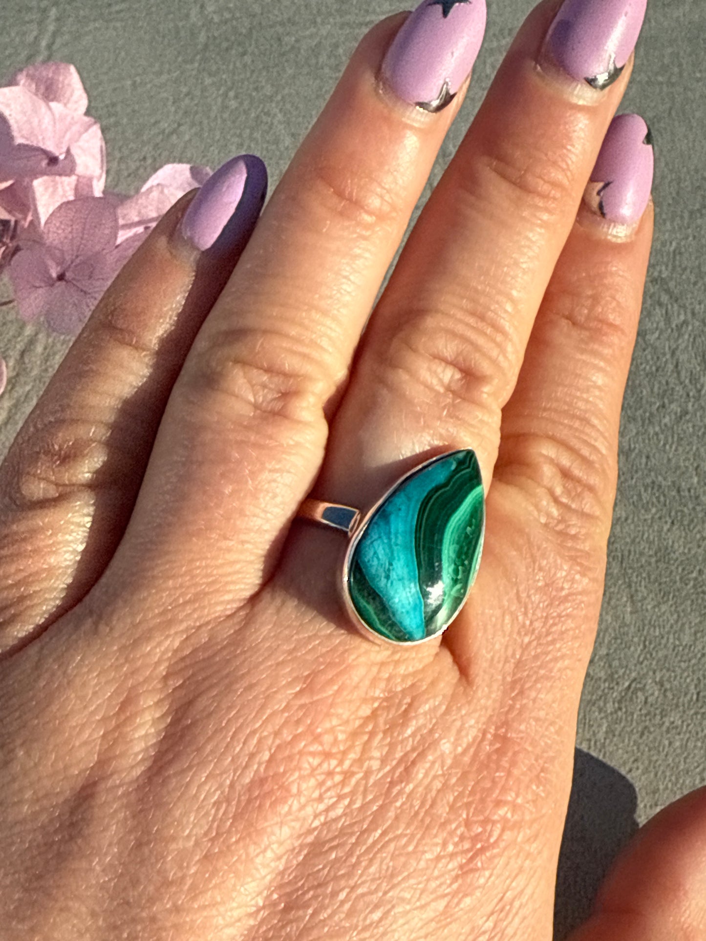 Malacholla 925 Silver Ring - Size W