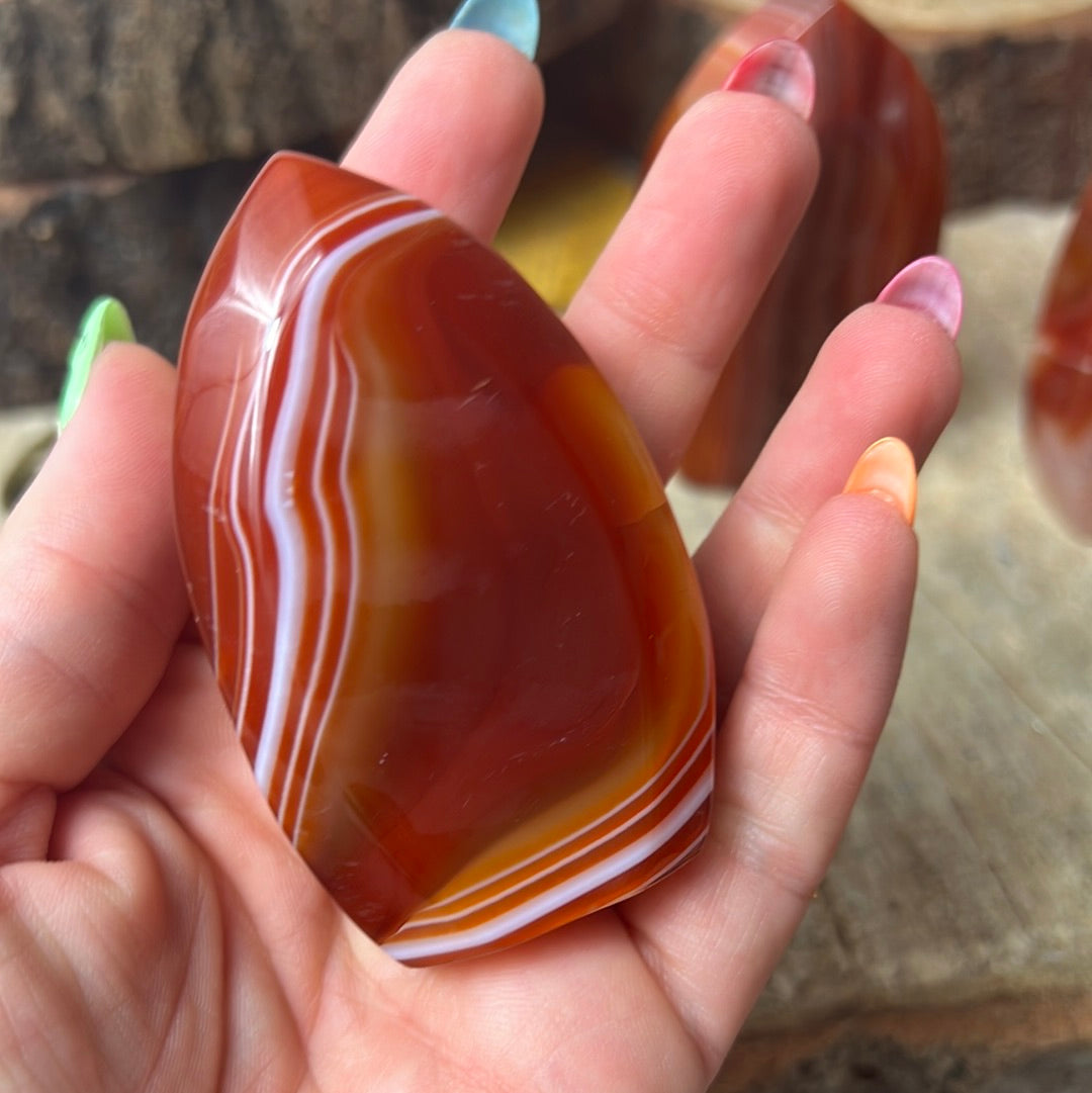Banded Carnelian Freeform