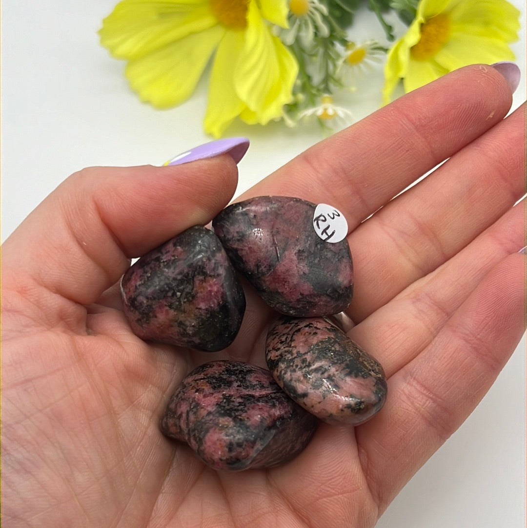 Rhodonite Tumble polished tumblestone