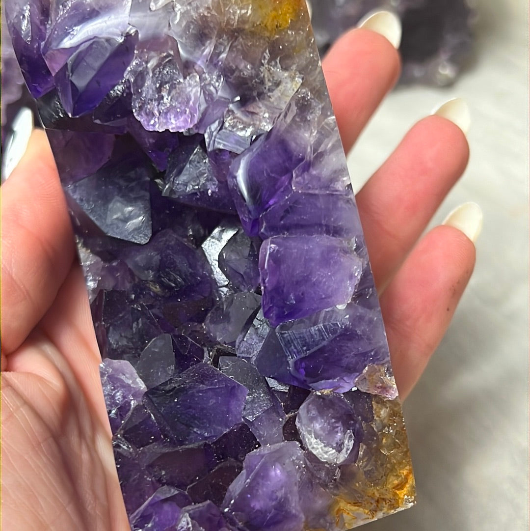 A Amethyst Agate Tower Points