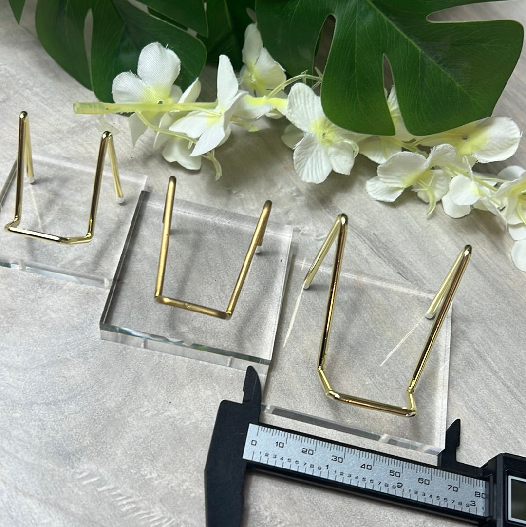Plastic Perspex Arm Gold Display Stand