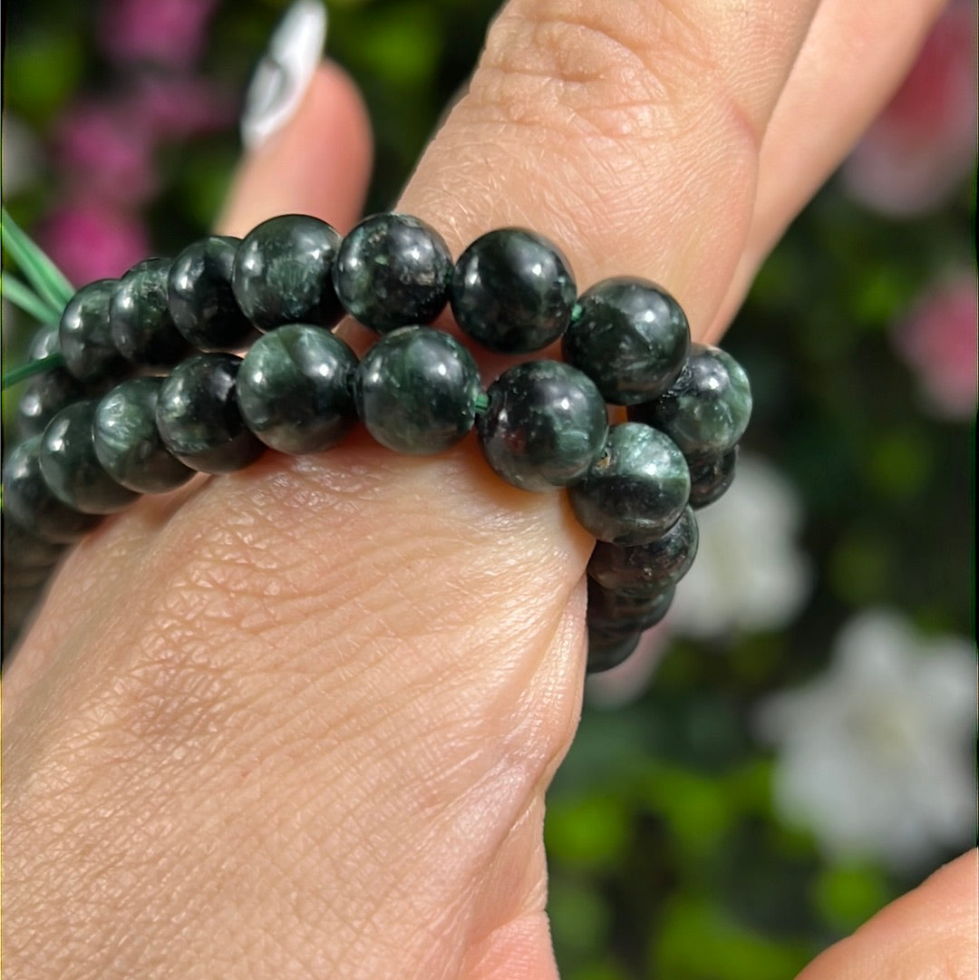 Seraphinite 6mm Bracelet
