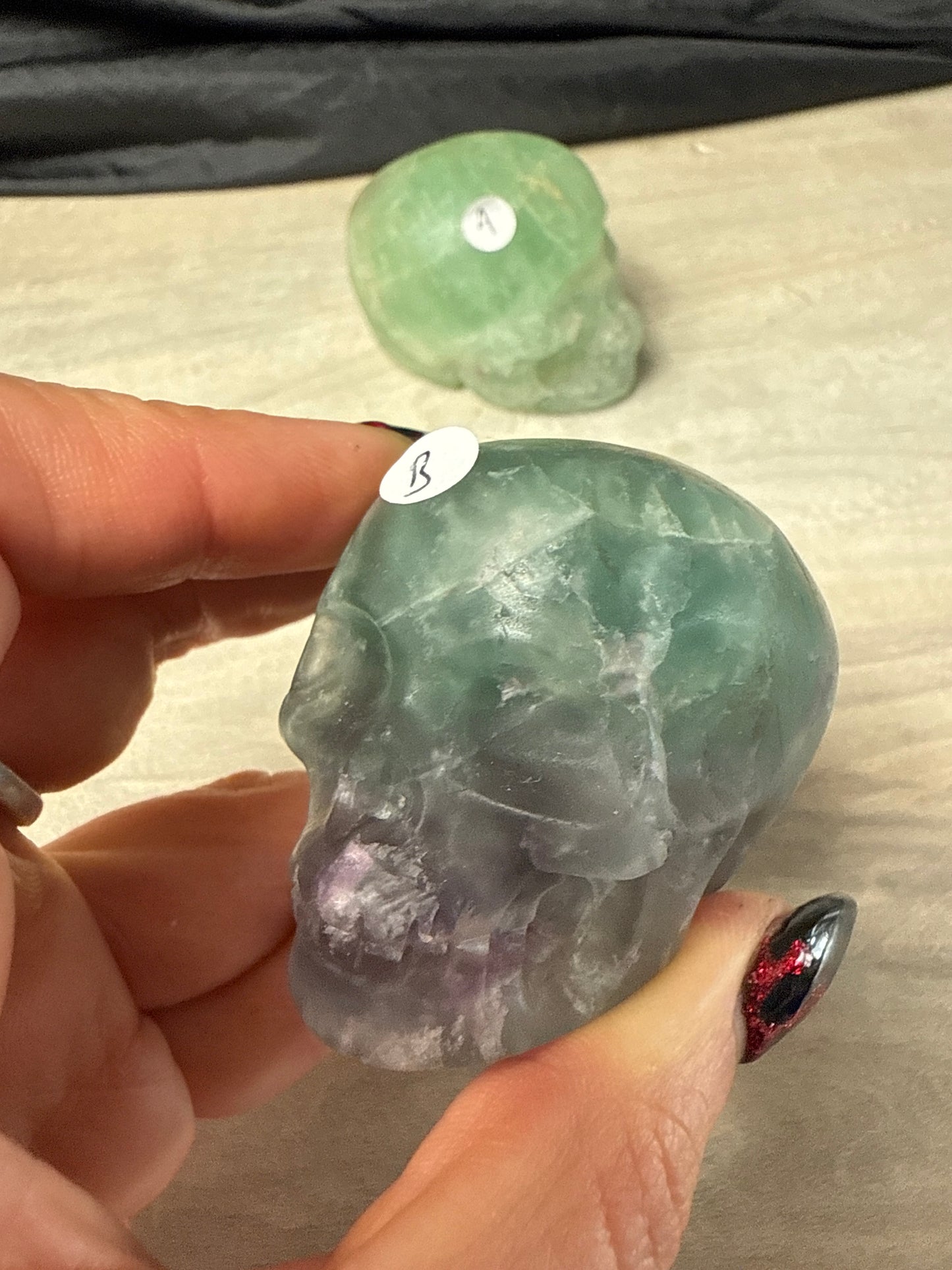 Fluorite Skull