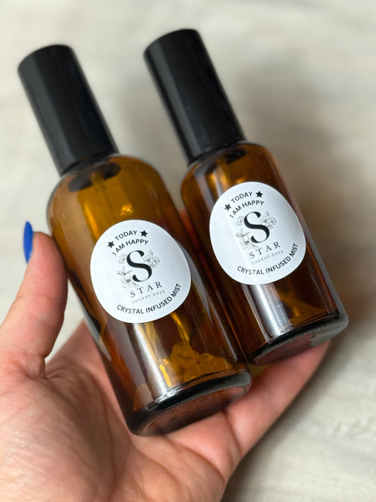 Star Therap-ease - TODAY I am Happy - Crystal Infused Mist - Ylang Ylang Spray