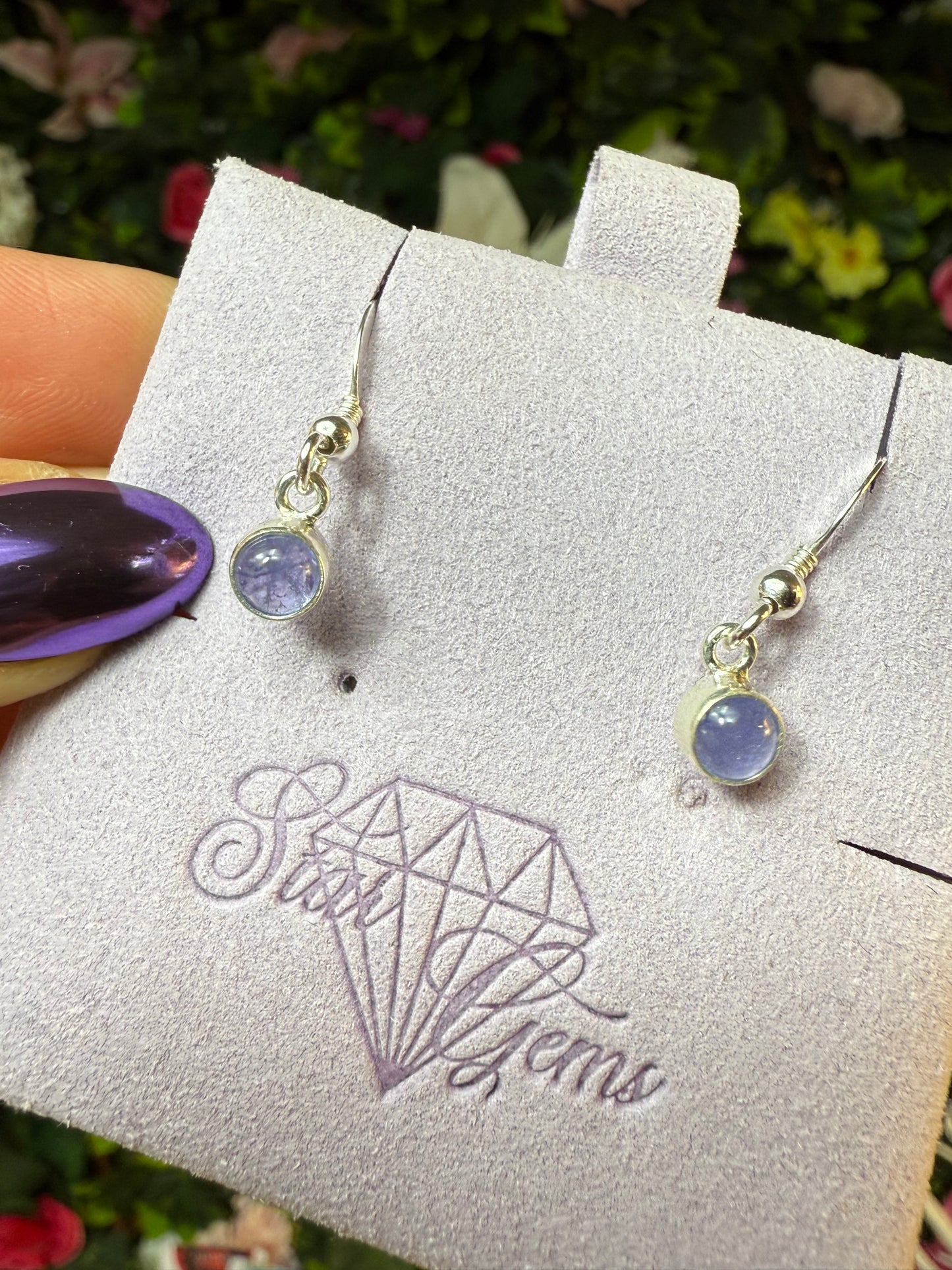 Sterling Silver NEW range Birthstone Earrings Hoop / Hook in Silver
