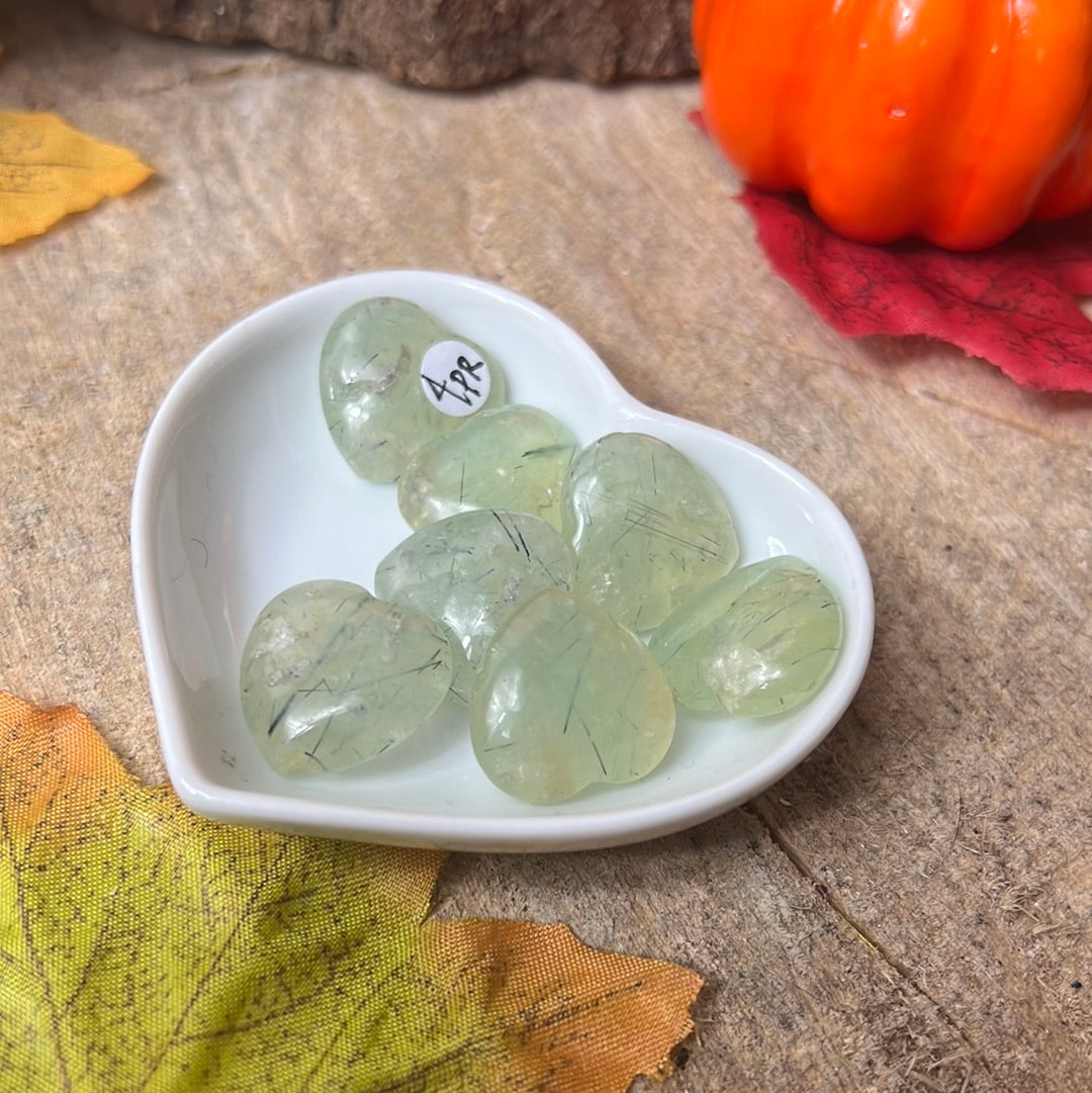 Prehnite & Epidote Heart