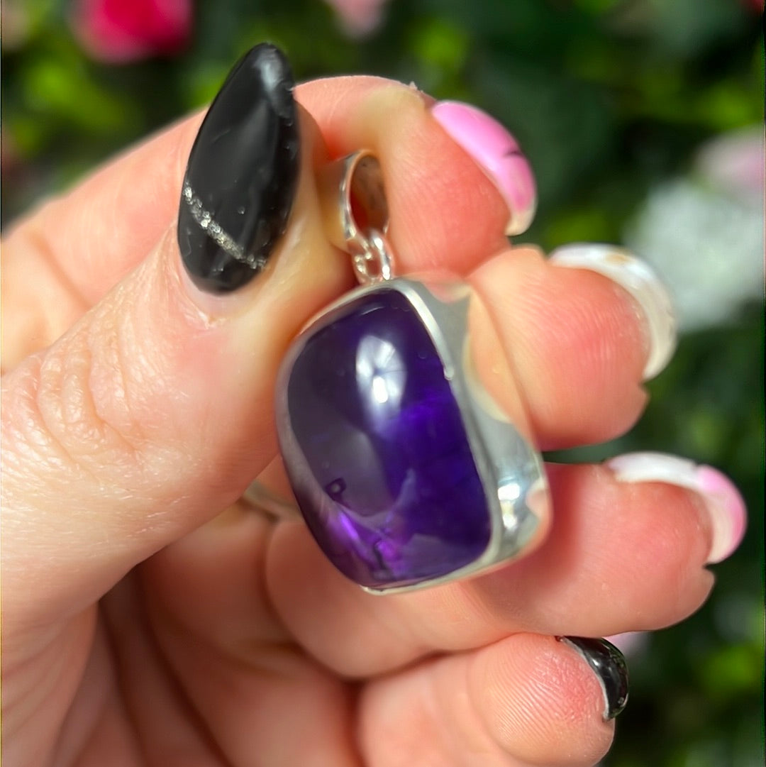 Amethyst 925 Sterling Silver Pendant