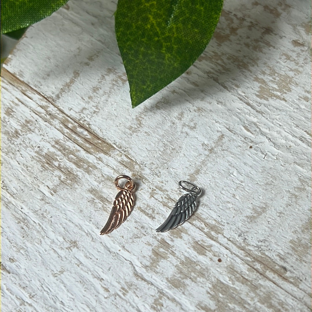 Angel Wing 925 Sterling Pendant Charm