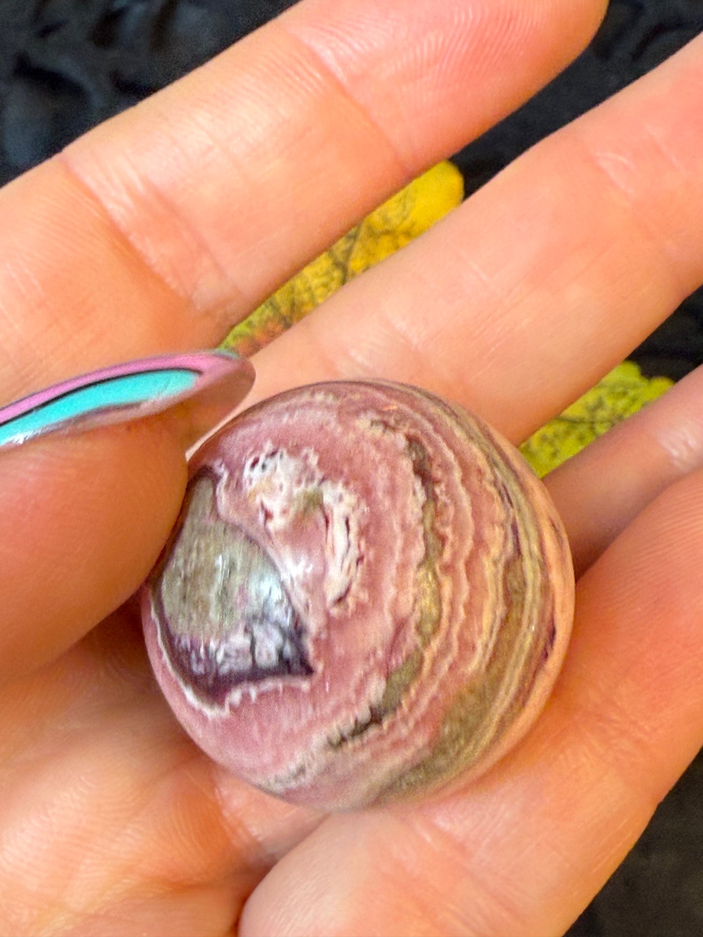 Rhodochrosite Sphere