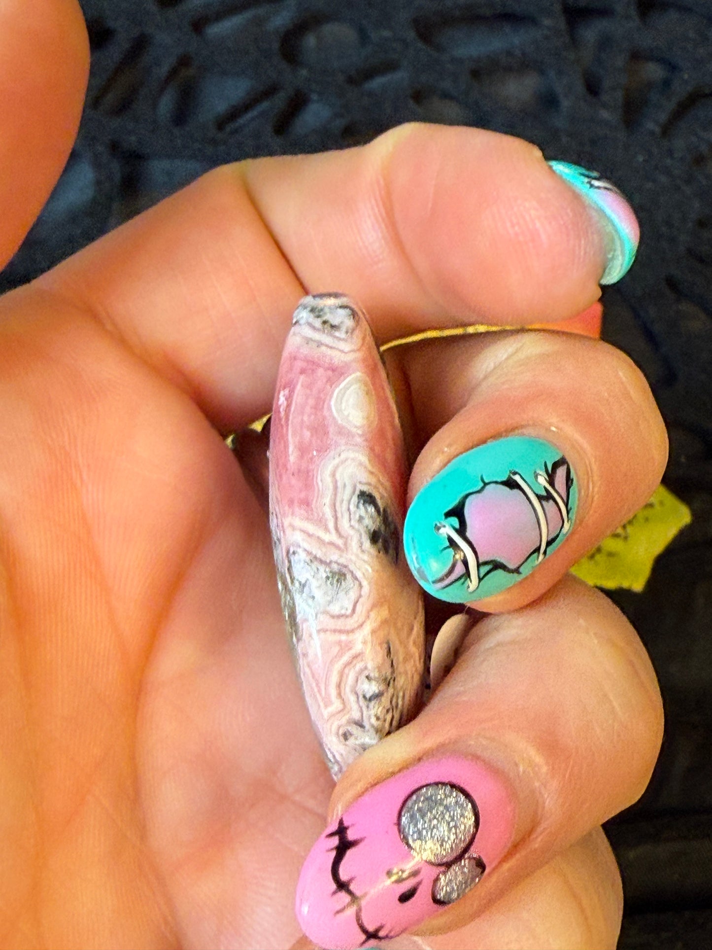 Rhodochrosite Palm