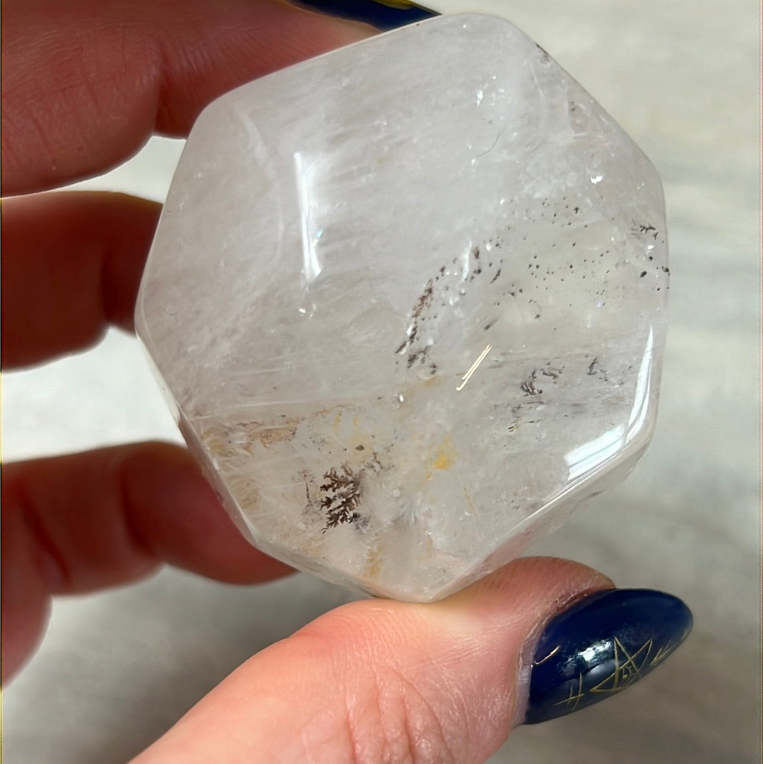 Pyrite in Quartz Freeform Polished Specimen