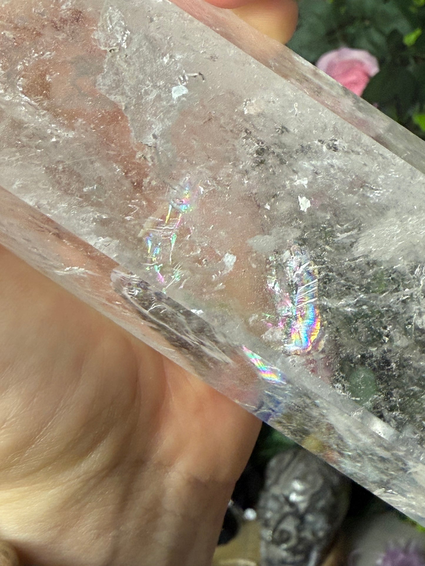 Large Clear Quartz Tower Point